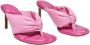 Jacquemus Leather sandals Pink Dames - Thumbnail 3