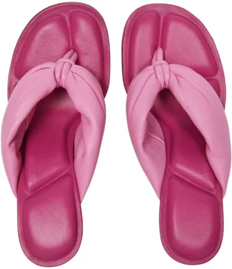 Jacquemus Leather sandals Pink Dames