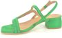Jhay Groene hoge hak sandalen Green Dames - Thumbnail 3