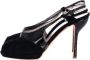 Jil Sander Pre-owned Suede heels Black Dames - Thumbnail 2