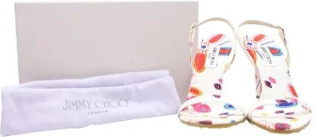 Jimmy Choo Pre-owned Cotton sandals Multicolor Dames