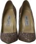 Jimmy Choo Pre-owned Polyester heels Yellow Dames - Thumbnail 2