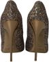 Jimmy Choo Pre-owned Polyester heels Yellow Dames - Thumbnail 4
