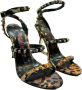 Just Cavalli Gevlekte Sandaal met Studs en Hak Multicolor Dames - Thumbnail 2