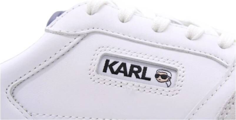 Karl Lagerfeld Luxe Polonia Sneakers voor Mannen White Heren