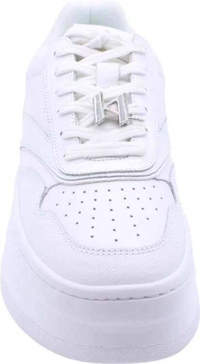 Karl Lagerfeld Luxe Plimiri Sneakers voor Vrouwen White Dames