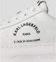 Karl Lagerfeld Kapri Maison Lace Sneakers Wit Heren - Thumbnail 7