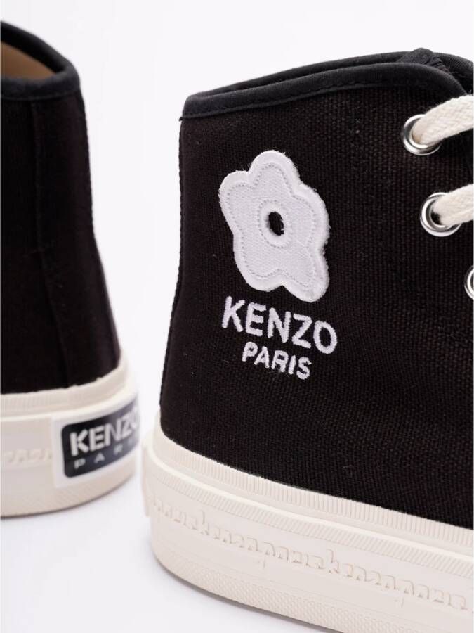 Kenzo Zwarte High-Top Sneakers Black Dames