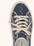 Kiton Retro-Style Mesa Sneakers Blue Heren - Thumbnail 4