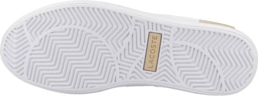 Lacoste Dames Logo Tongue Sneakers White Dames