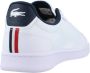 Lacoste Carnaby Pro Fashion sneakers Schoenen white navy red maat: 44.5 beschikbare maaten:41 42.5 43 44.5 45 46 - Thumbnail 5
