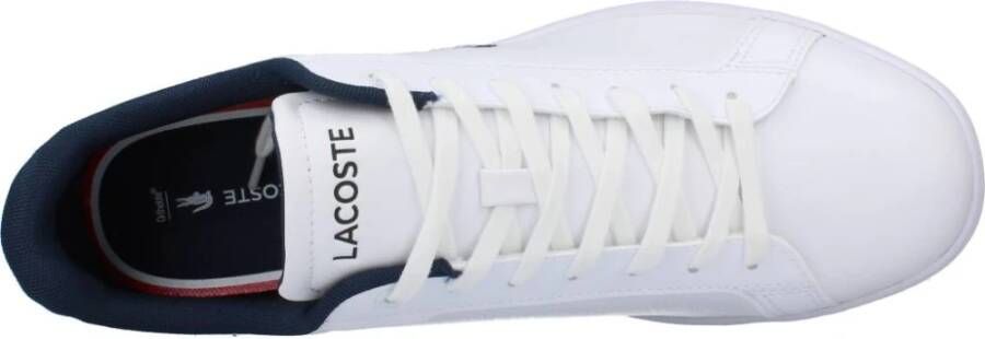 Lacoste Stijlvolle Casual Sneakers voor Mannen White Heren