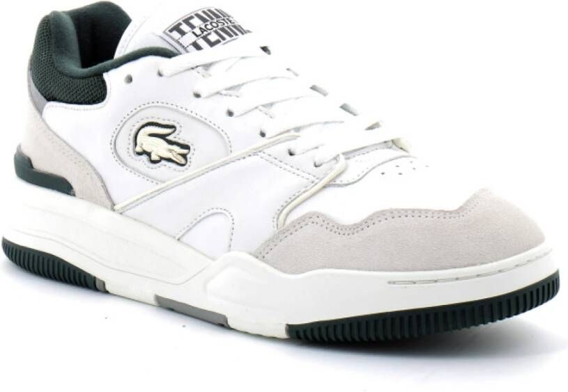 Lacoste Lineshot Heren Sneakers Wit-Groen Wit Heren