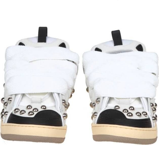 Lanvin Witte Mesh Sneakers Stijlvol Comfortabel White Dames