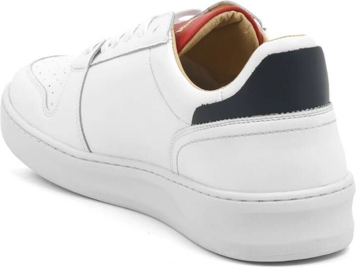 Le Coq Sportif Casual Witte Synthetische Sneakers met 3cm Rubberen Zool White Heren
