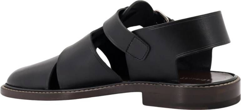 Lemaire Flat Sandals Black Heren