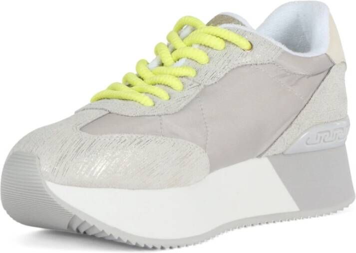Liu Jo Glitter Platform Sneakers Gray Dames