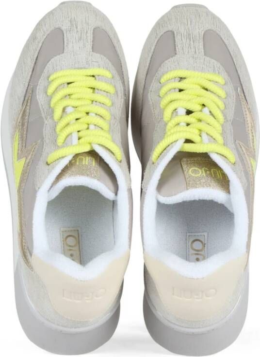 Liu Jo Glitter Platform Sneakers Gray Dames