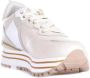 Liu Jo Beige Leren Sneakers met Witte en Gouden Details Beige Dames - Thumbnail 9
