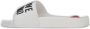 Love Moschino Witte rubberen zool slippers White Dames - Thumbnail 5