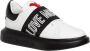 Love Moschino Platform Sneakers met Oogjes Detail Black Dames - Thumbnail 5