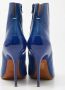 Maison Margiela Pre-owned Leather boots Blue Dames - Thumbnail 5