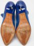 Maison Margiela Pre-owned Leather boots Blue Dames - Thumbnail 6