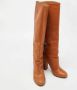 Maison Margiela Pre-owned Leather boots Brown Dames - Thumbnail 4