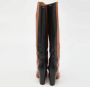 Maison Margiela Pre-owned Leather boots Brown Dames - Thumbnail 5