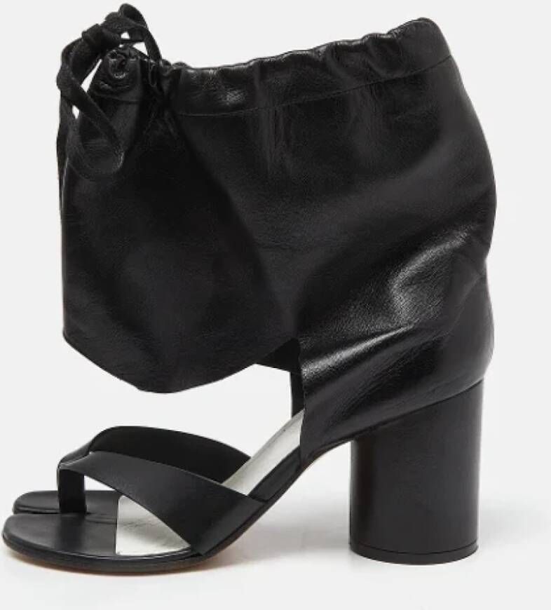 Maison Margiela Pre-owned Leather sandals Black Dames