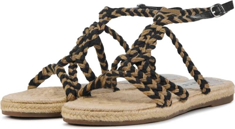 Manebí Flat Sandals Zwart Dames