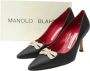 Manolo Blahnik Pre-owned Fabric heels Black Dames - Thumbnail 6