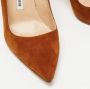 Manolo Blahnik Pre-owned Suede heels Brown Dames - Thumbnail 6