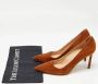 Manolo Blahnik Pre-owned Suede heels Brown Dames - Thumbnail 8
