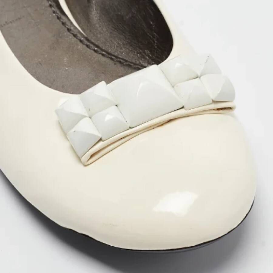 Marc Jacobs Pre-owned Leather flats White Dames