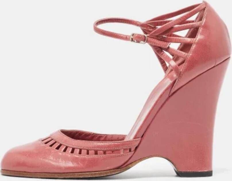 Marc Jacobs Pre-owned Leather heels Pink Dames