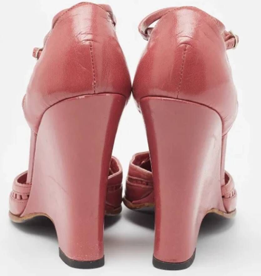 Marc Jacobs Pre-owned Leather heels Pink Dames