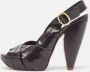 Marc Jacobs Pre-owned Leather sandals Black Dames - Thumbnail 2