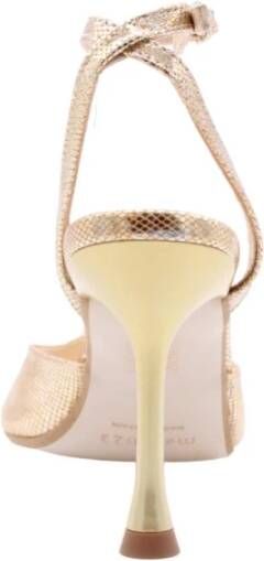 March23 Hoge hak sandalen voor vrouwen Yellow Dames