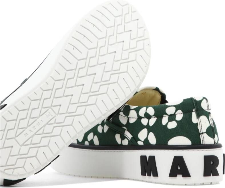 Marni x Carhartt sneakers met bloemenprint Groen - Foto 6