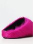 Marni Fussbett Sabot slippers met kalfshaar Roze - Thumbnail 4