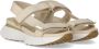 Michael Kors Crème Platform Sandaal met Gouden Details Multicolor Dames - Thumbnail 3