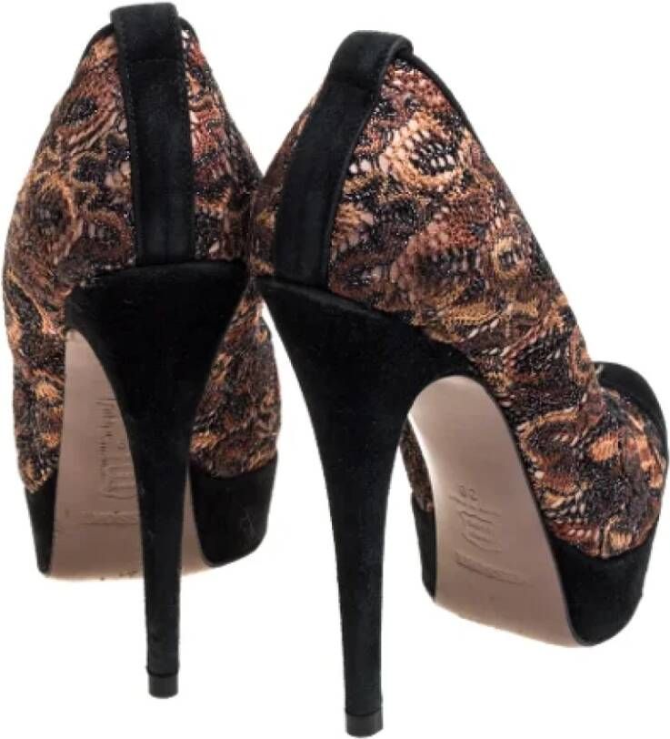 Missoni Pre-owned Fabric heels Black Dames
