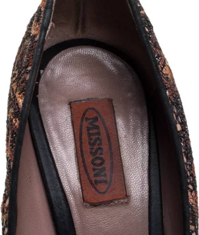 Missoni Pre-owned Fabric heels Black Dames