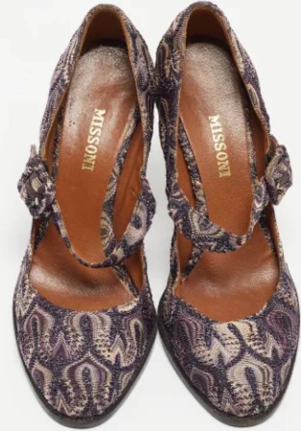 Missoni Pre-owned Fabric heels Multicolor Dames