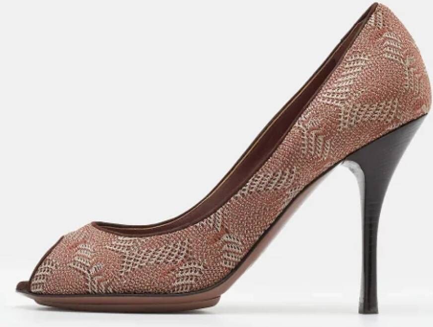 Missoni Pre-owned Fabric heels Pink Dames