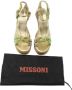 Missoni Pre-owned Leather heels Yellow Dames - Thumbnail 7