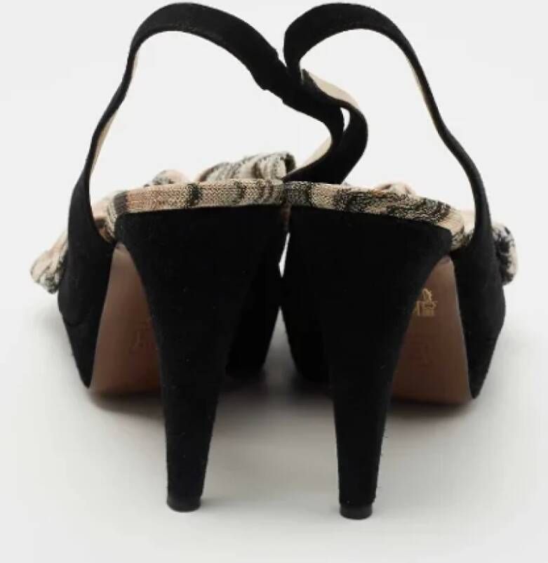 Missoni Pre-owned Suede heels Black Dames