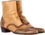 Miu Pre-owned Leather boots Brown Dames - Thumbnail 2