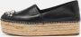 Miu Pre-owned Leather flats Black Dames - Thumbnail 2